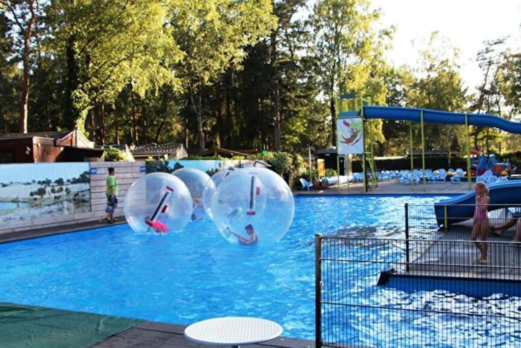 Te Huur: Leuke 4-Persoons Stacaravan Op Top Locatie! 霍德鲁 外观 照片